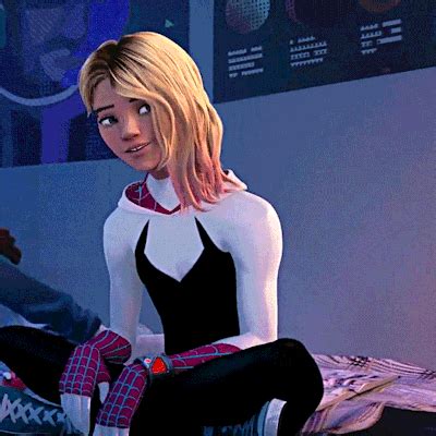 spider gwen gif|Spider